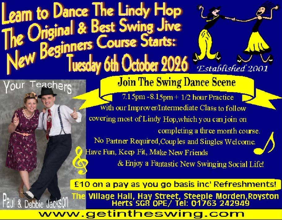 Beginners Lindy Hop Course — TUE 6 OCT