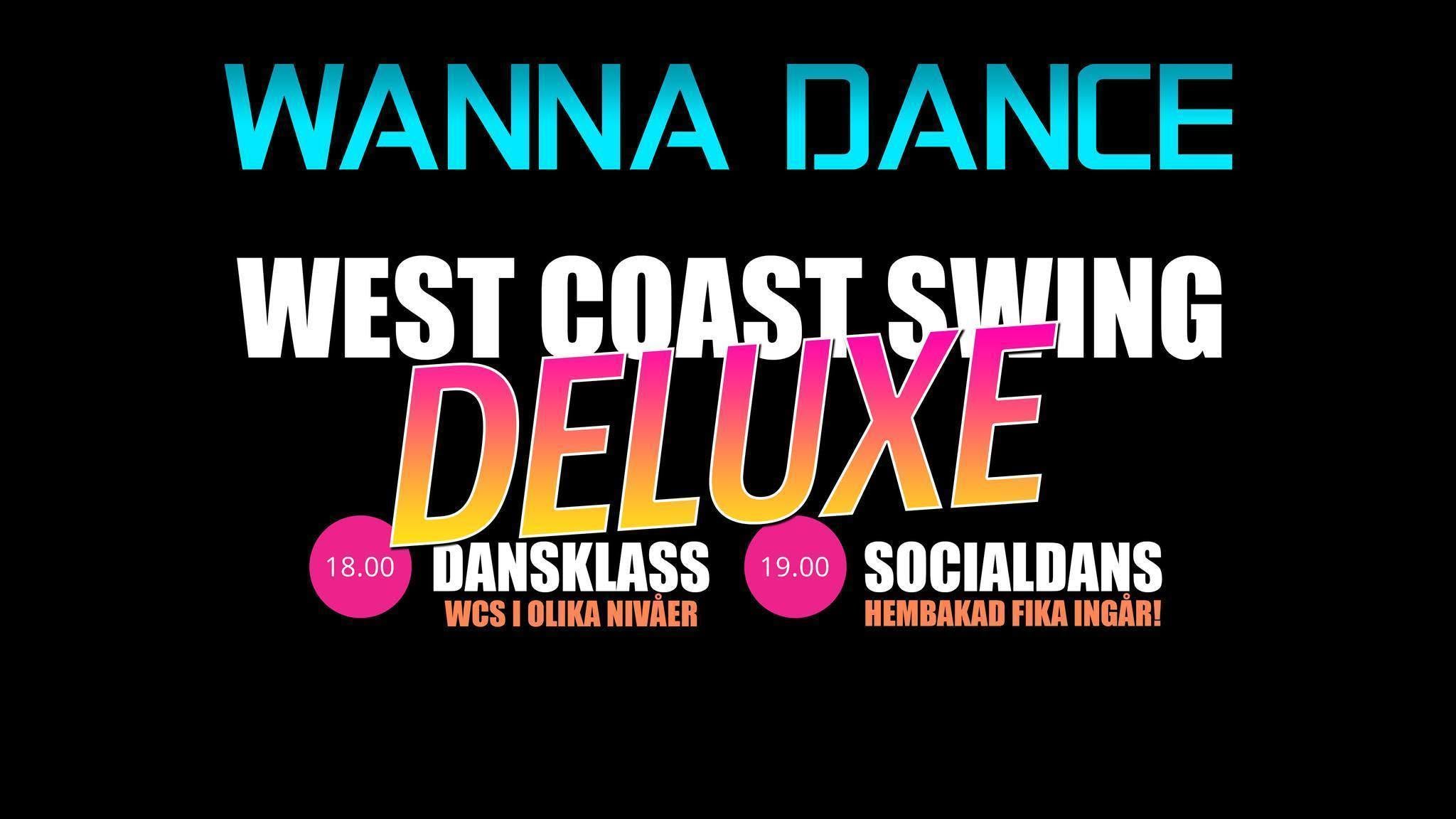 West Coast Swing Workshop & Socialdans — FRI 23 OCT