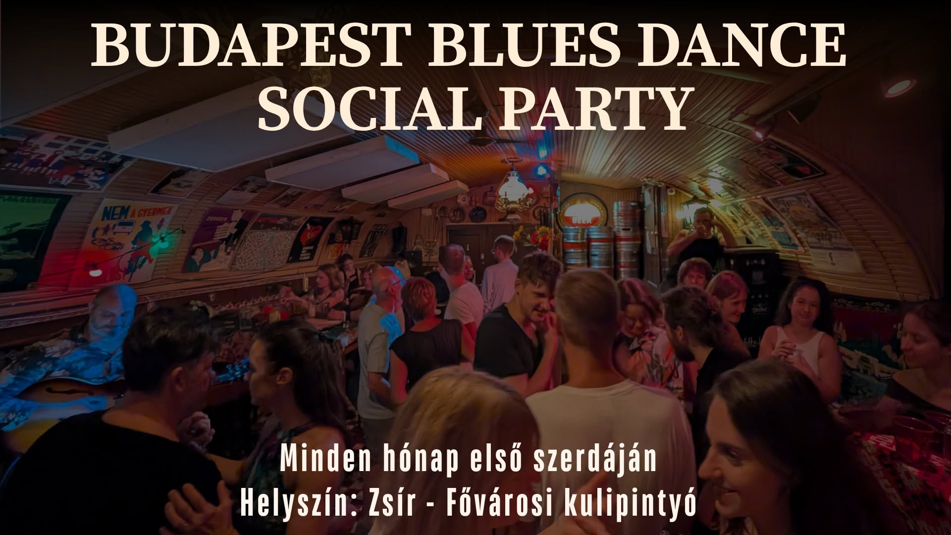 Budapest Blues Dance Rendszeres Social Party #3 — WED 7 OCT