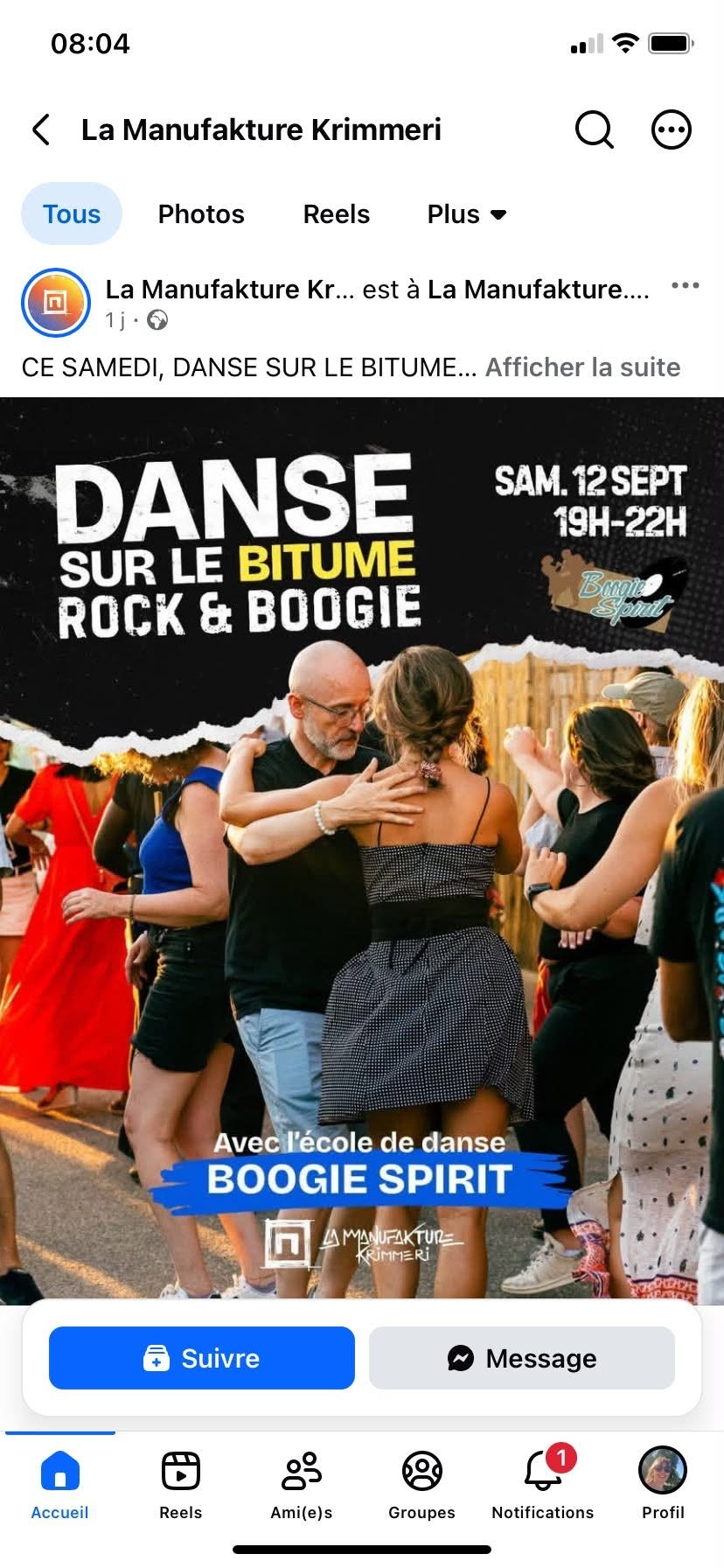 Manufakture Krimmeri- soirée boogie spirit — SAT 10 OCT