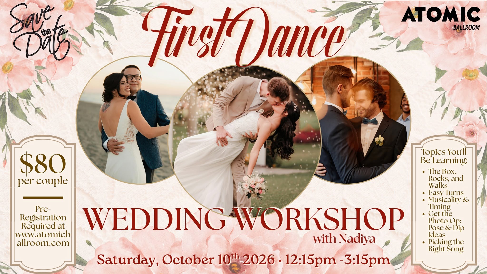 First Dance Wedding Workshop — SAT 10 OCT