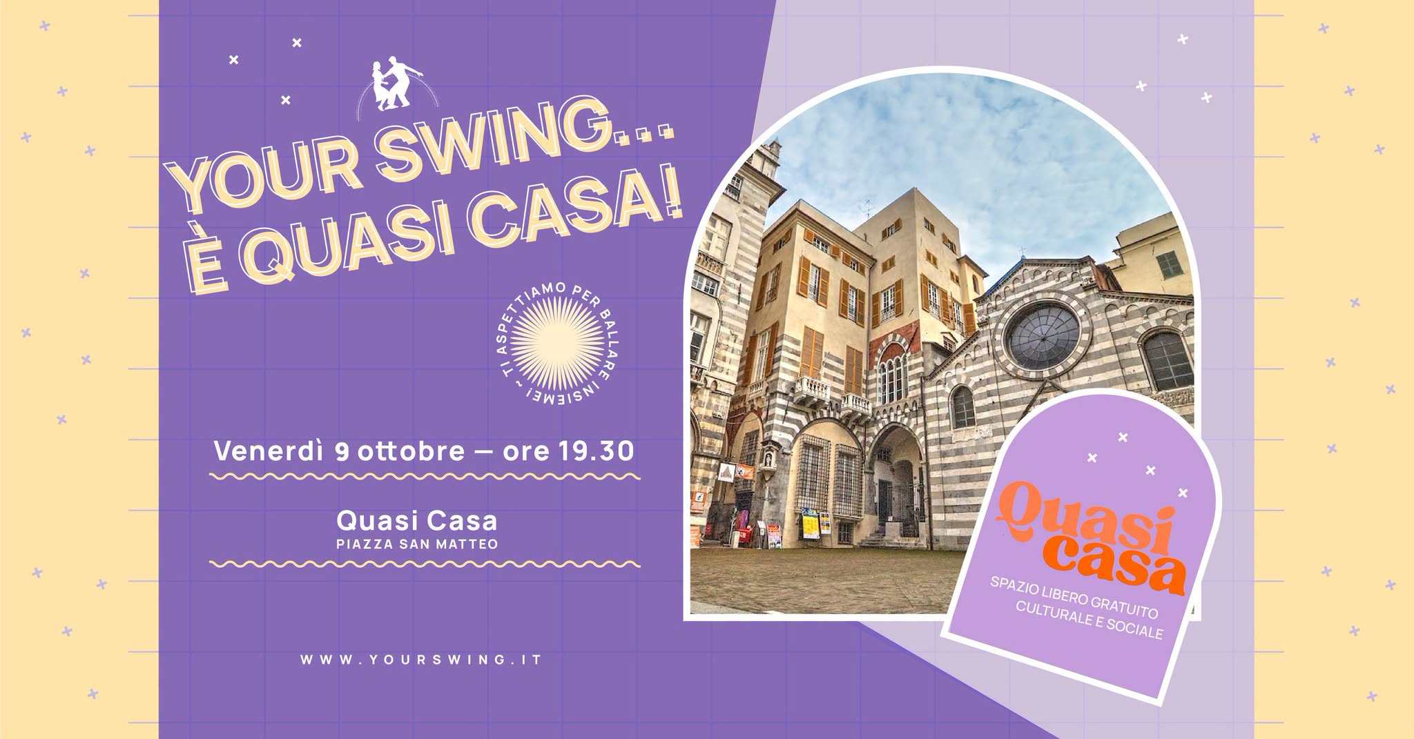 Your Swing... è quasi casa! — FRI 9 OCT