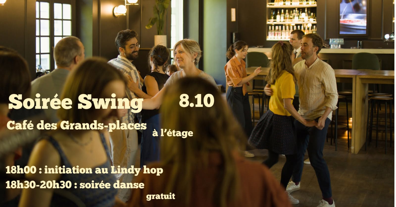 Soirée Swing au Café des Grands-Places — THU 8 OCT