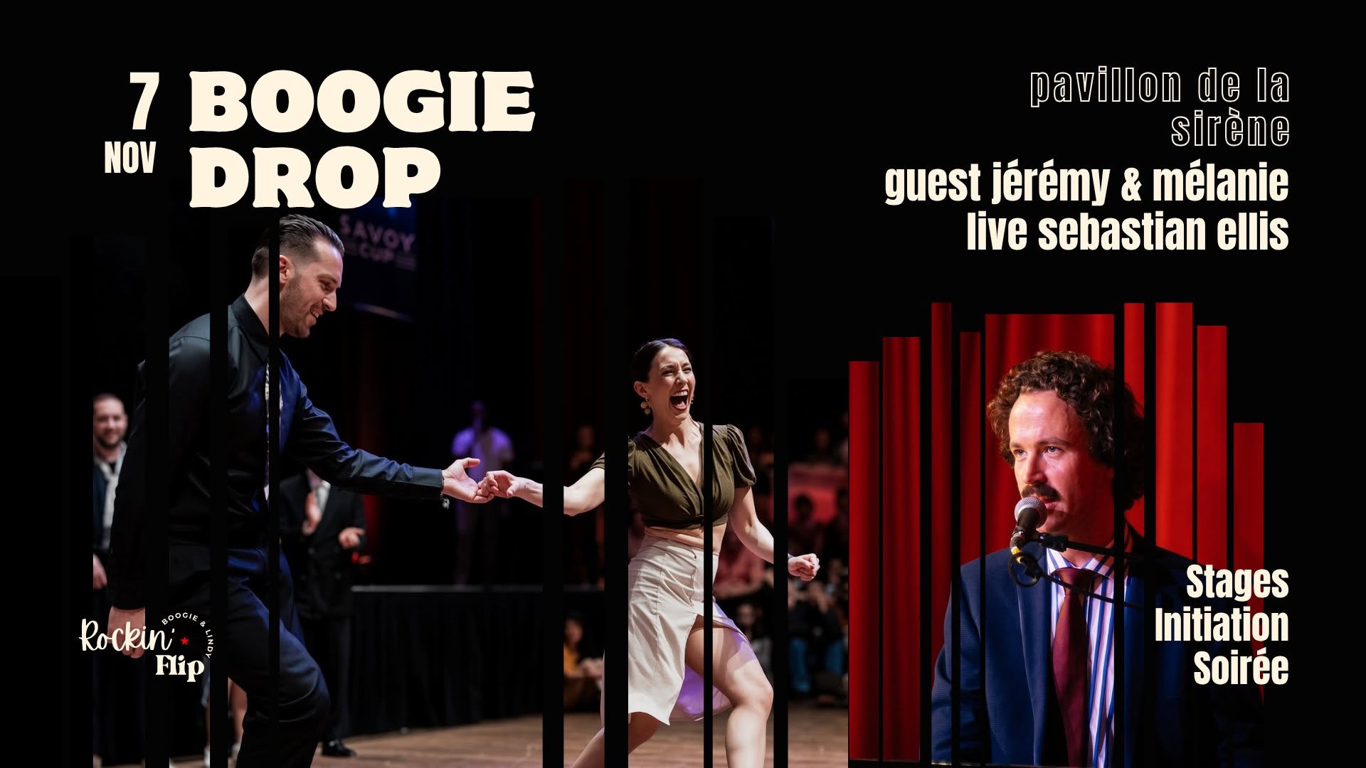 Boogie Drop #3 - Stages et soirée — SAT 7 NOV