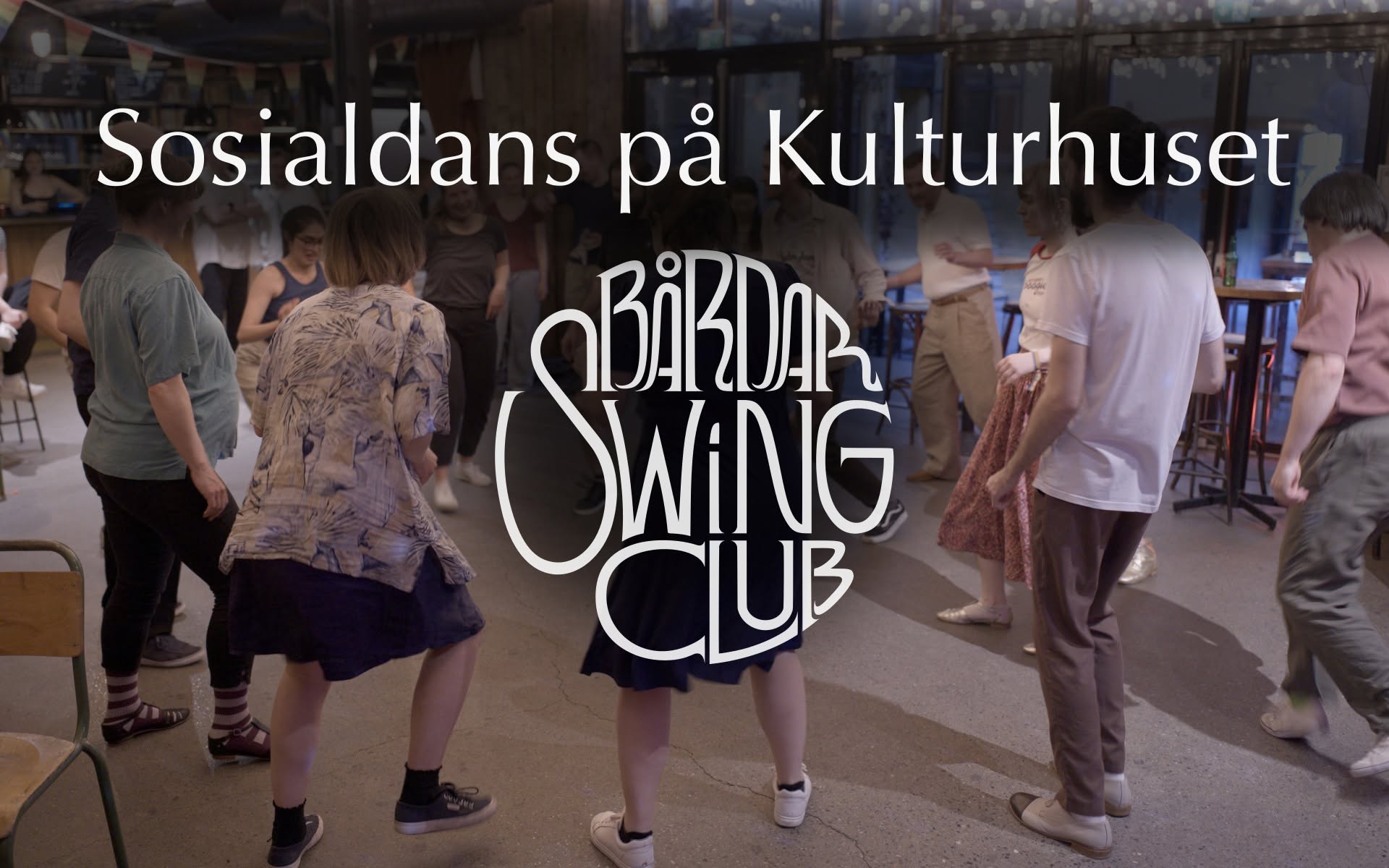Swingdans: Introduksjonskurs og sosialdans på Kulturhuset — TUE 13 OCT