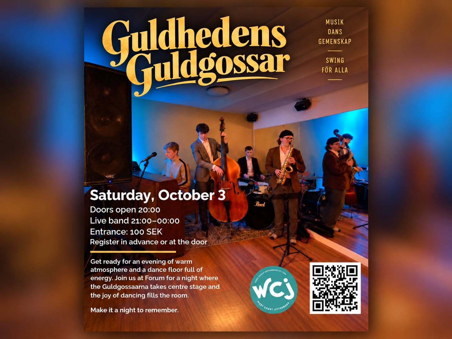 Live at Forum - Guldhedens Guldgossar — SAT 3 OCT