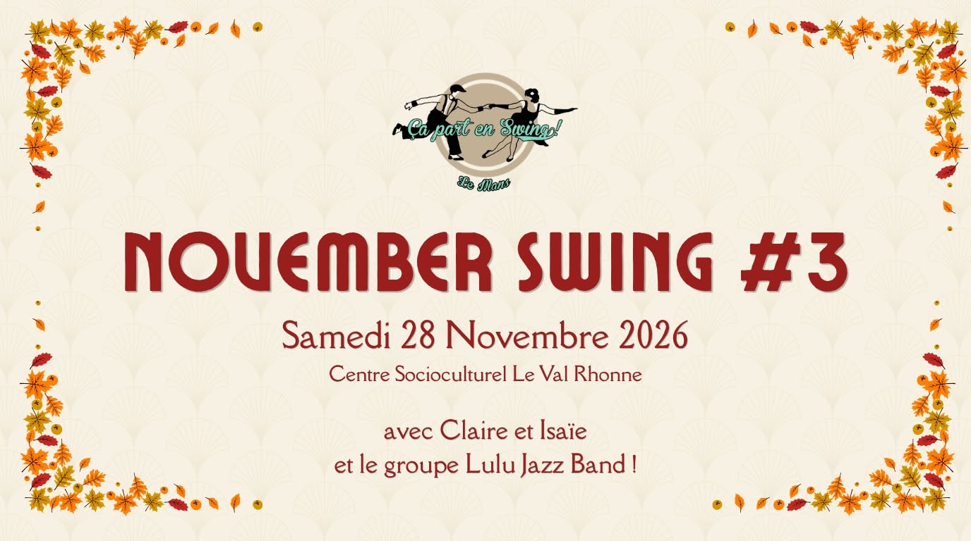 November Swing 2026 — SAT 28 – SUN 29 NOV