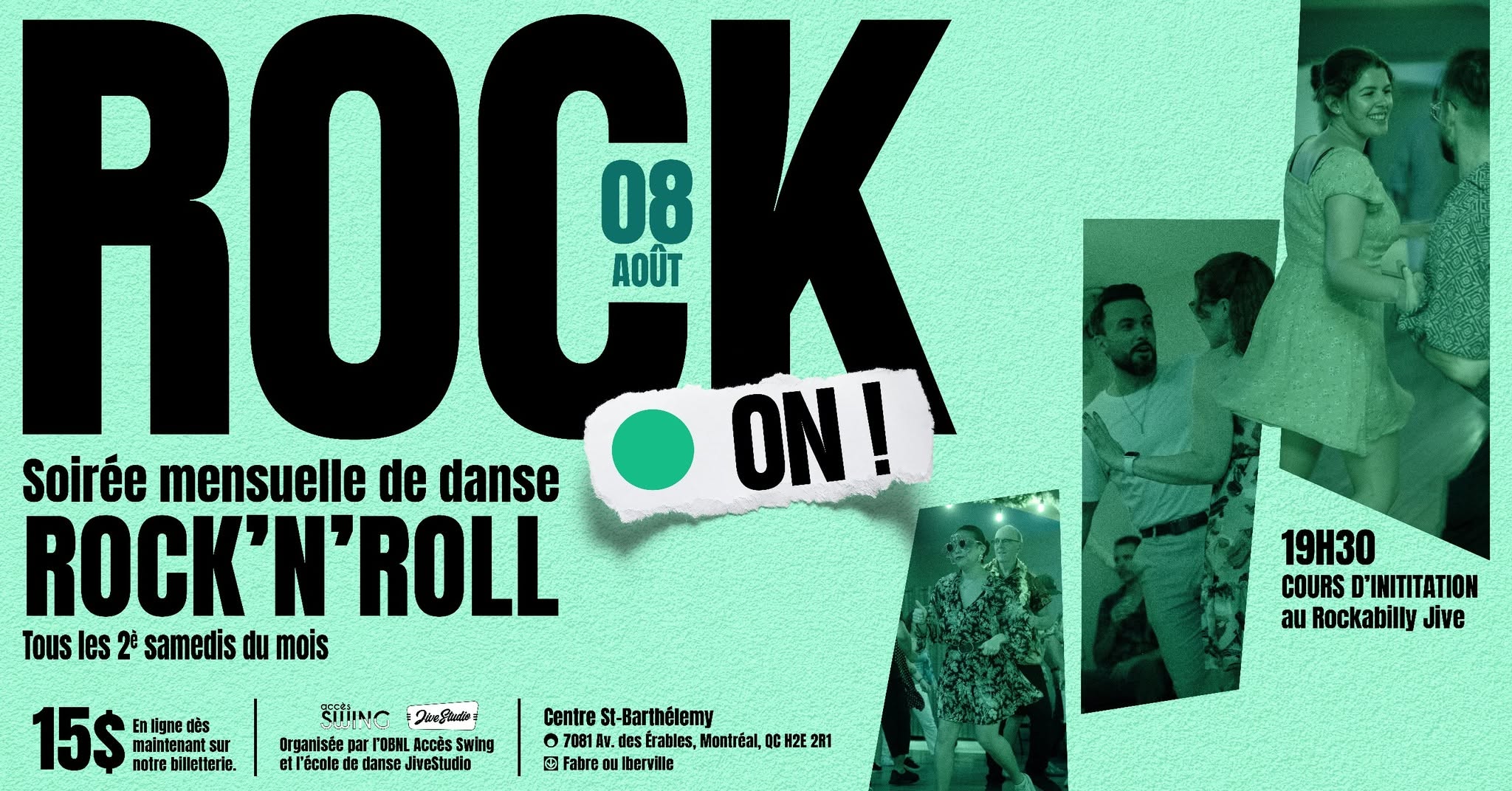Vos prochains samedis Rock n Roll — SAT 10 – SUN 11 OCT