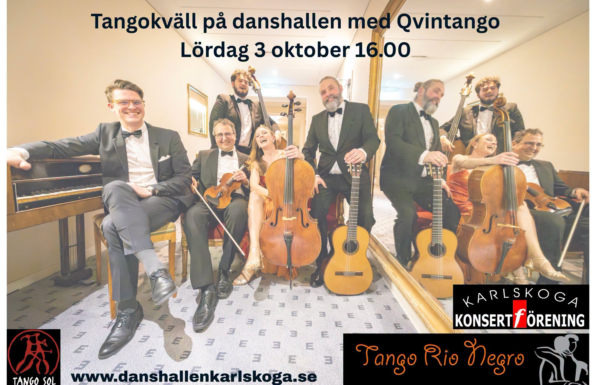 Quintango - Beata Söderberg med tangoband- kom och dansa! — SAT 3 OCT