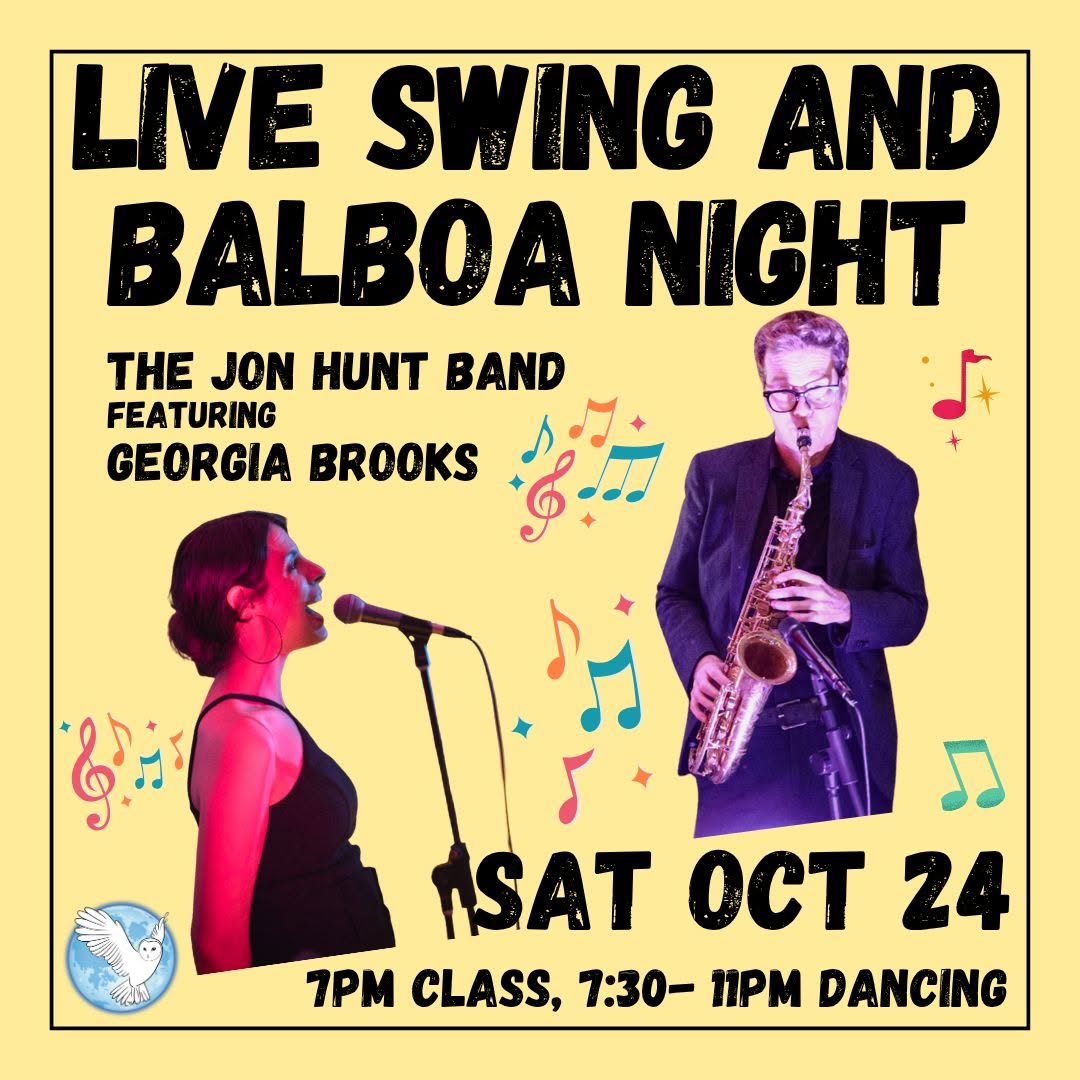 Live swing and balboa night — SAT 24 OCT