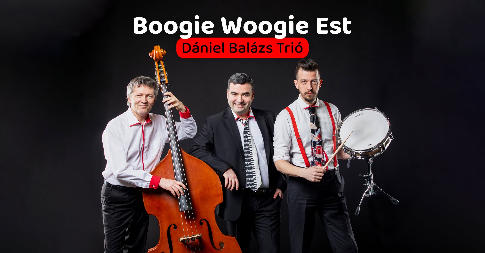 Boogie Woogie Est – Dániel Balázs Trió — SAT 17 OCT