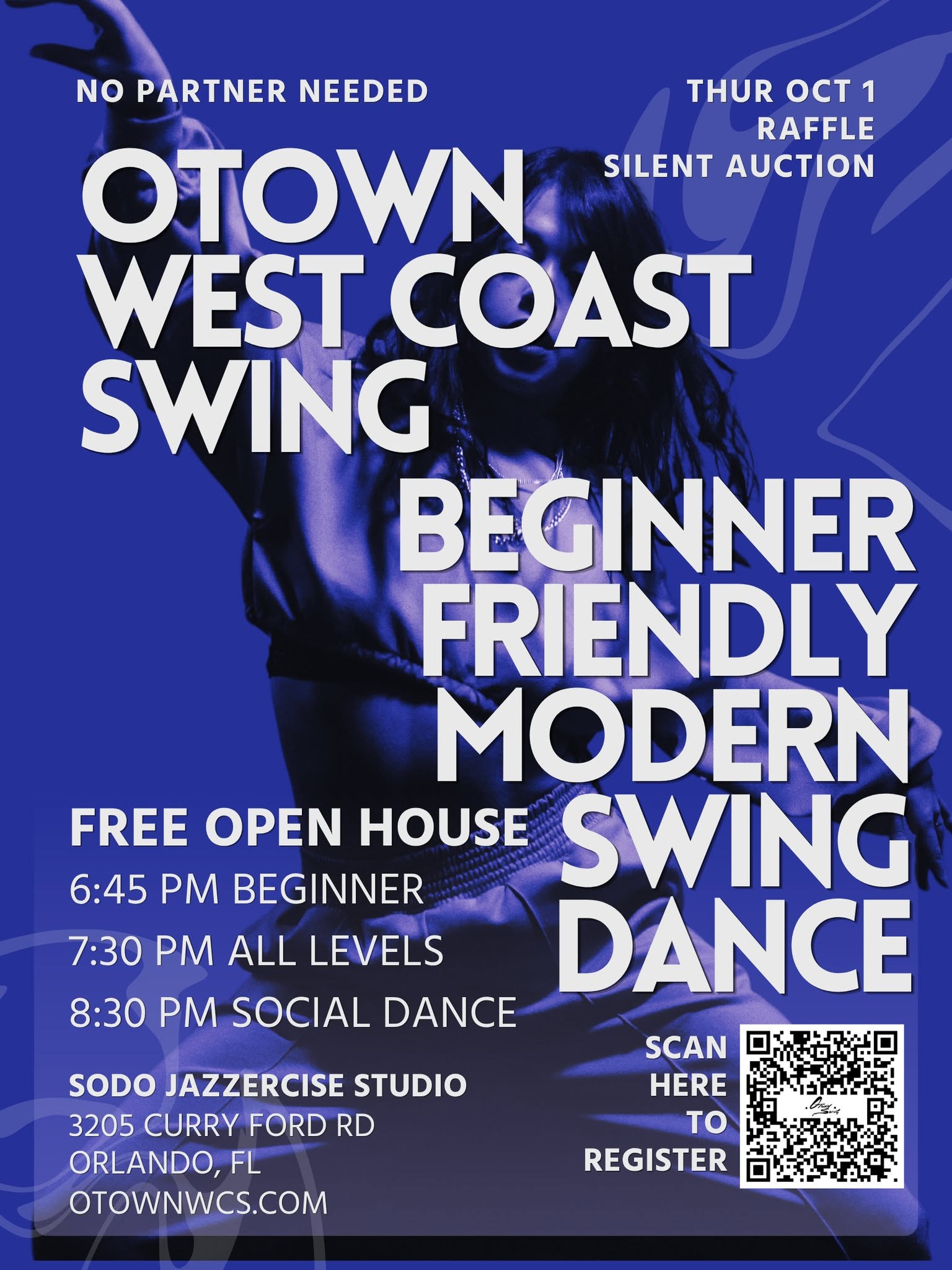 FREE EVENT: OTown West Coast Swing FALL OPEN HOUSE โ THU 1 โ FRI 2 OCT