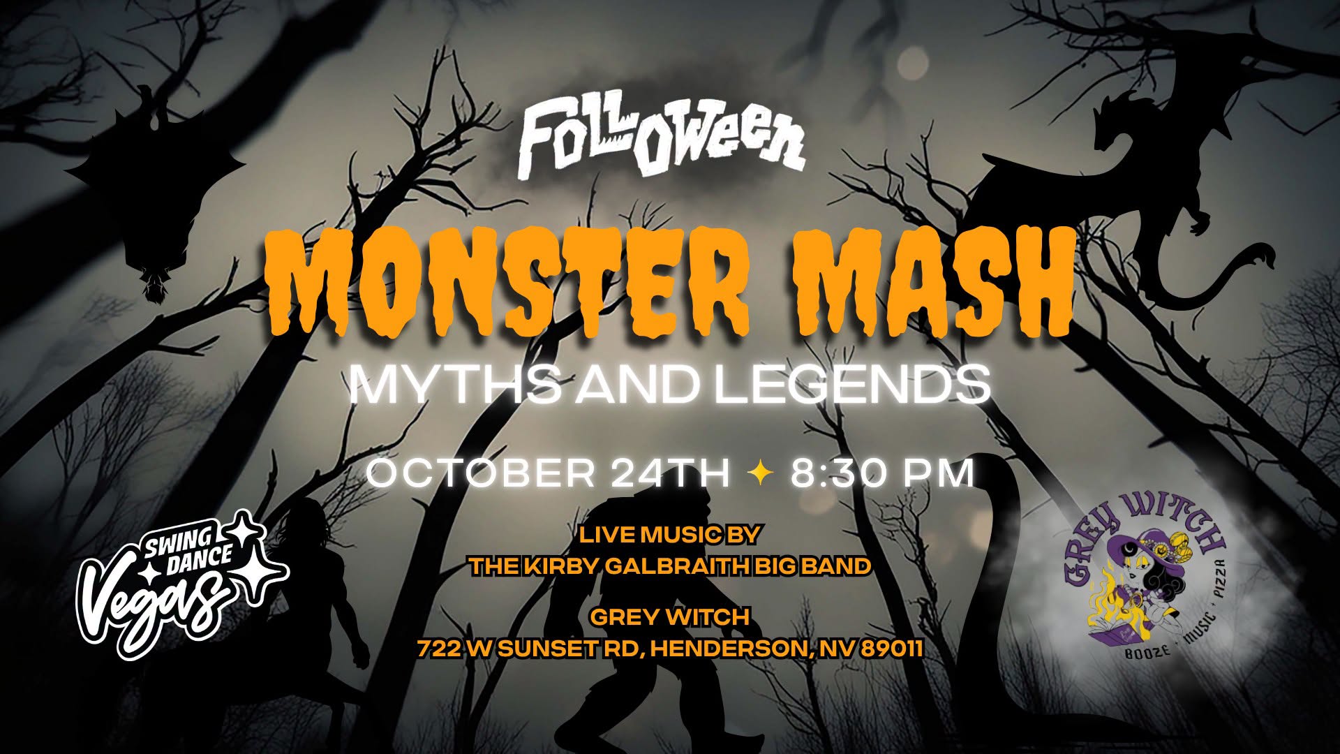 MONSTER MASH: Myths & Legends π FOLLOWEEN 2026 β SUN 25 OCT