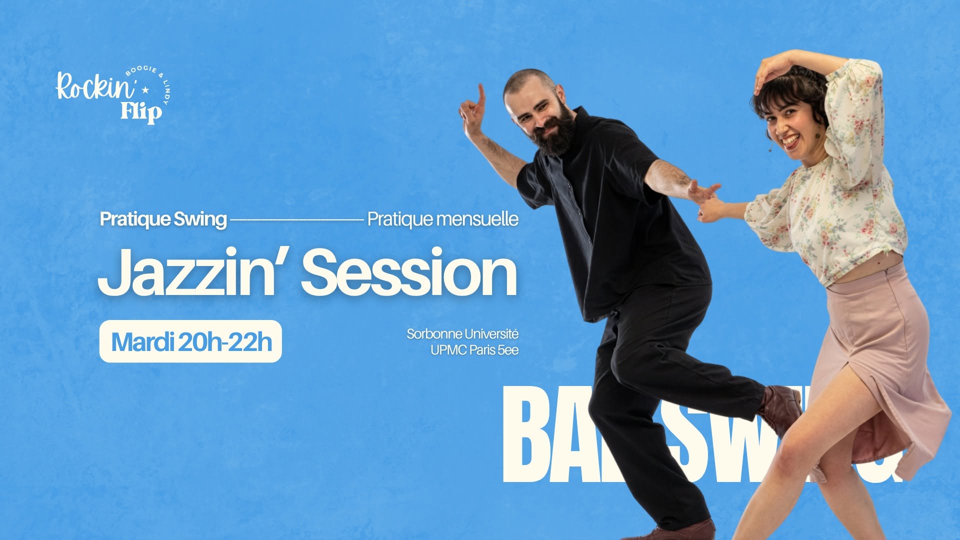 Pratique Swing à Jussieu - Jazzin' Session — TUE 20 OCT