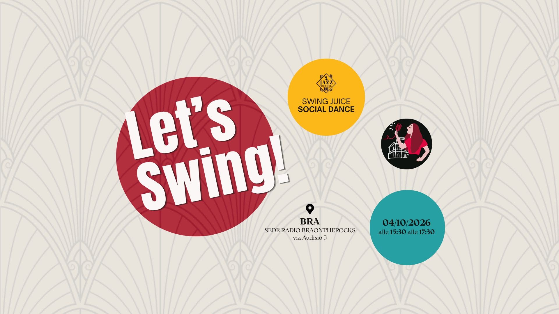 LET'S SWING! - Social Dance a Bra — SUN 4 OCT