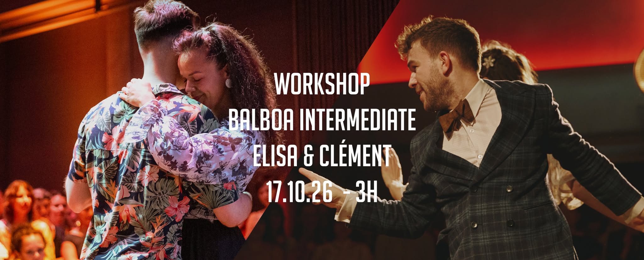 Balboa Intermediate Workshop (3h) w/ Elisa & Clément — SAT 17 OCT