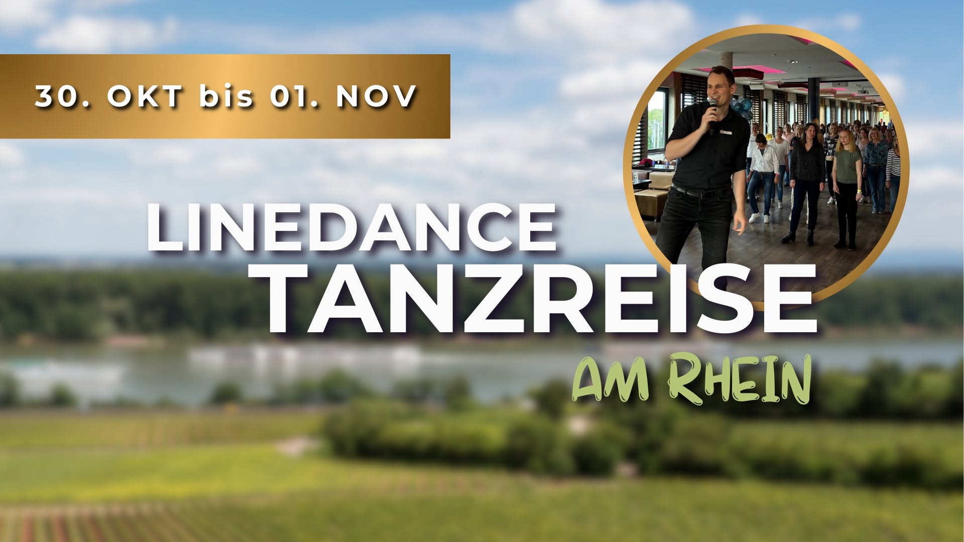 Linedance Tanzreise am Rhein — THU 29 – SAT 31 OCT