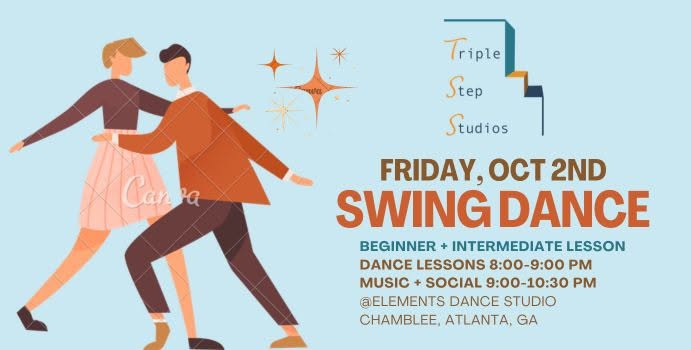 Friday Night Swing Dance- Beginner Workshop — FRI 2 – SAT 3 OCT
