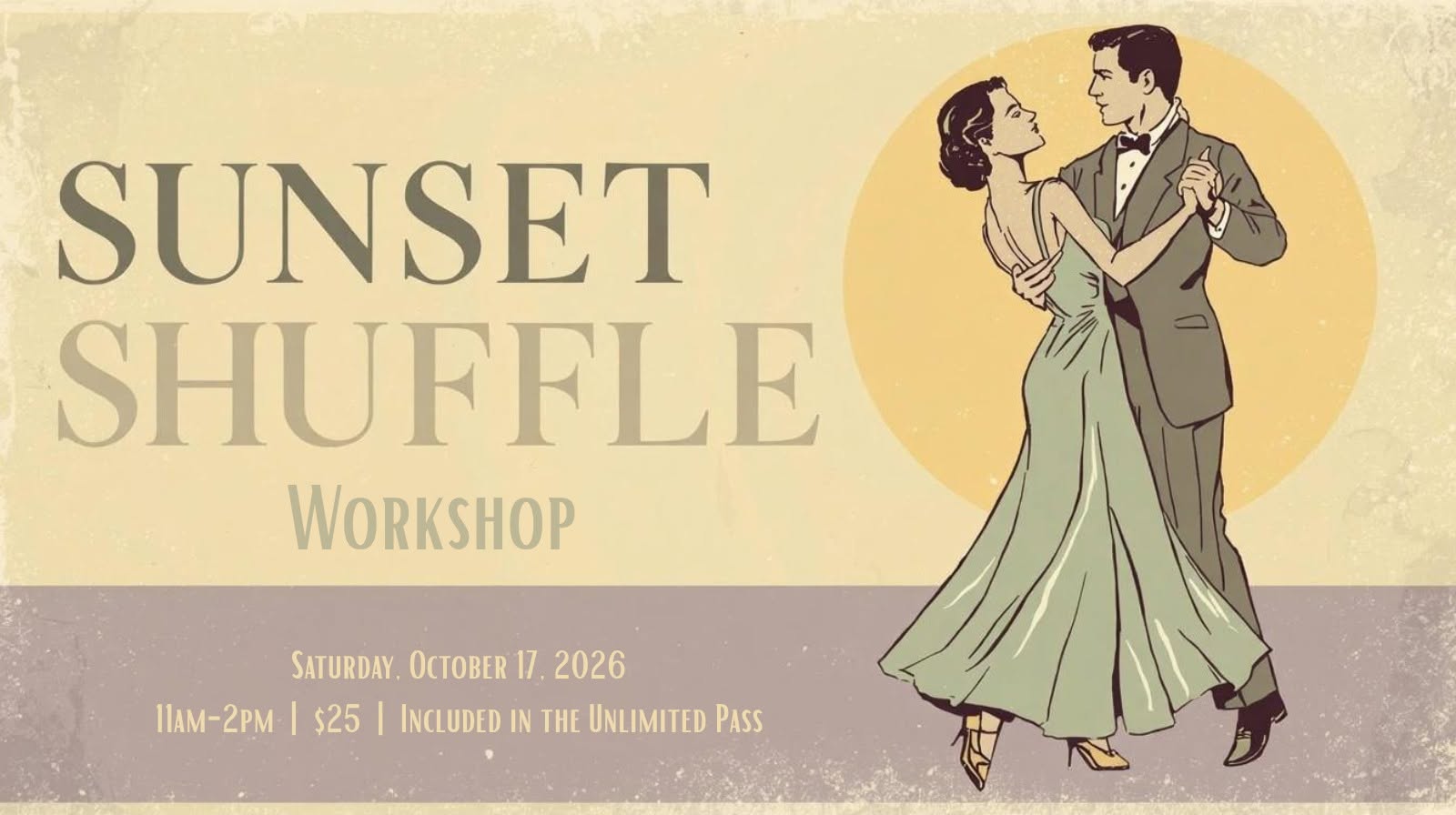 Sunset Shuffle Workshop — SAT 17 OCT