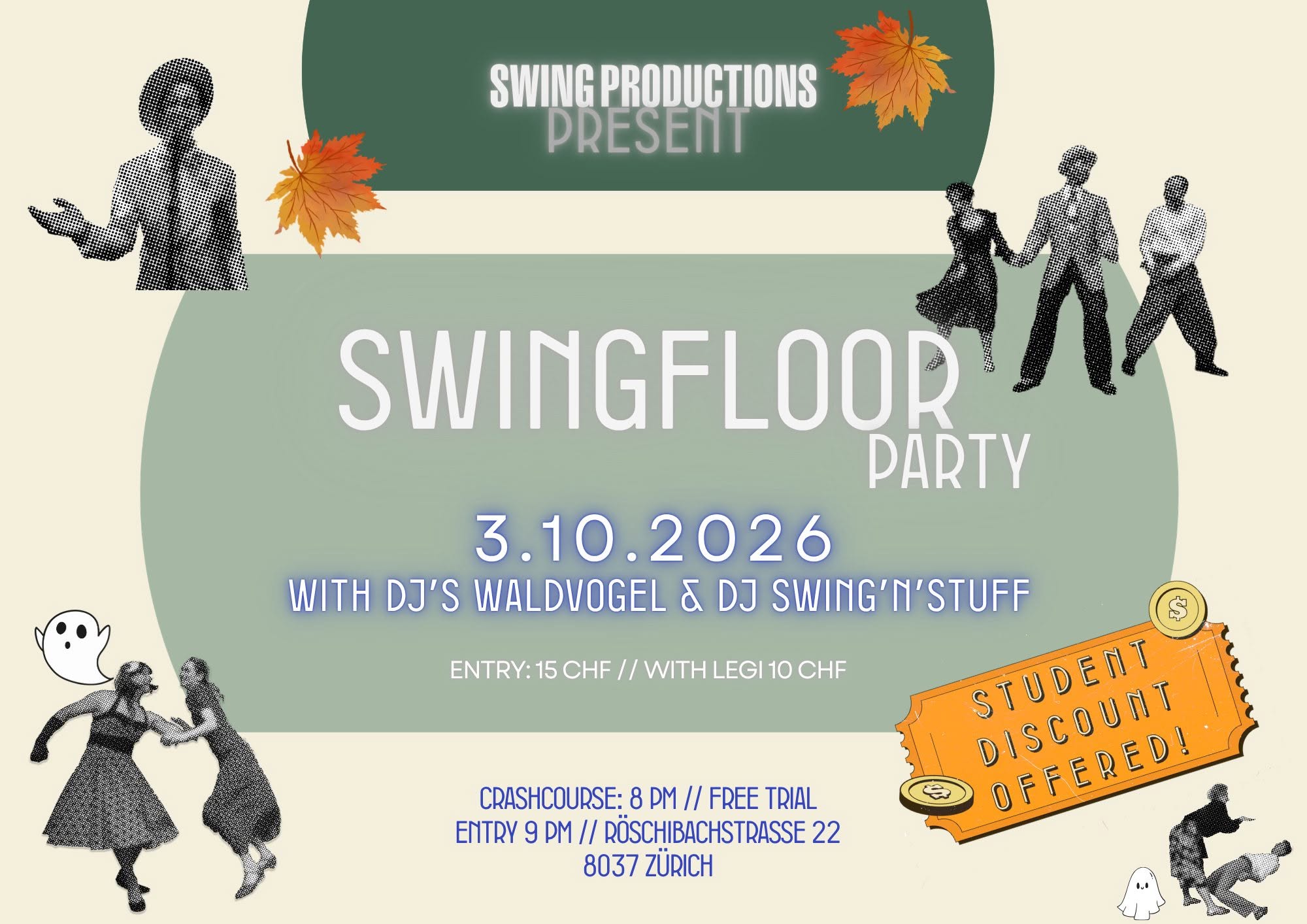 SwingFLOOR Party — SAT 3 – SUN 4 OCT