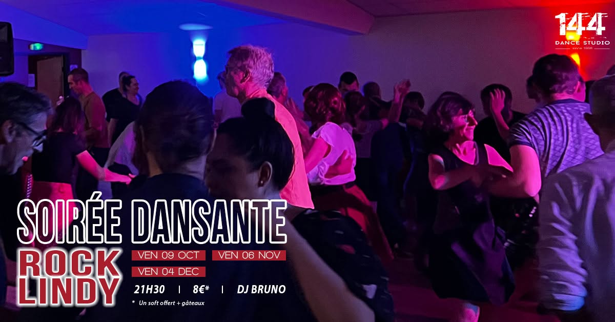 SOIRÉE DANSANTE ROCK & LINDY au 144 Dance Studio — FRI 9 OCT