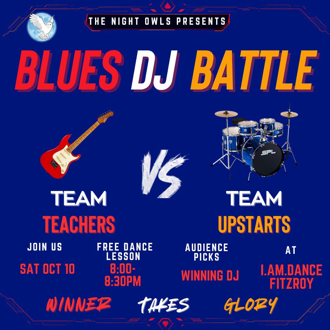 Blues DJ Battle — SAT 10 OCT