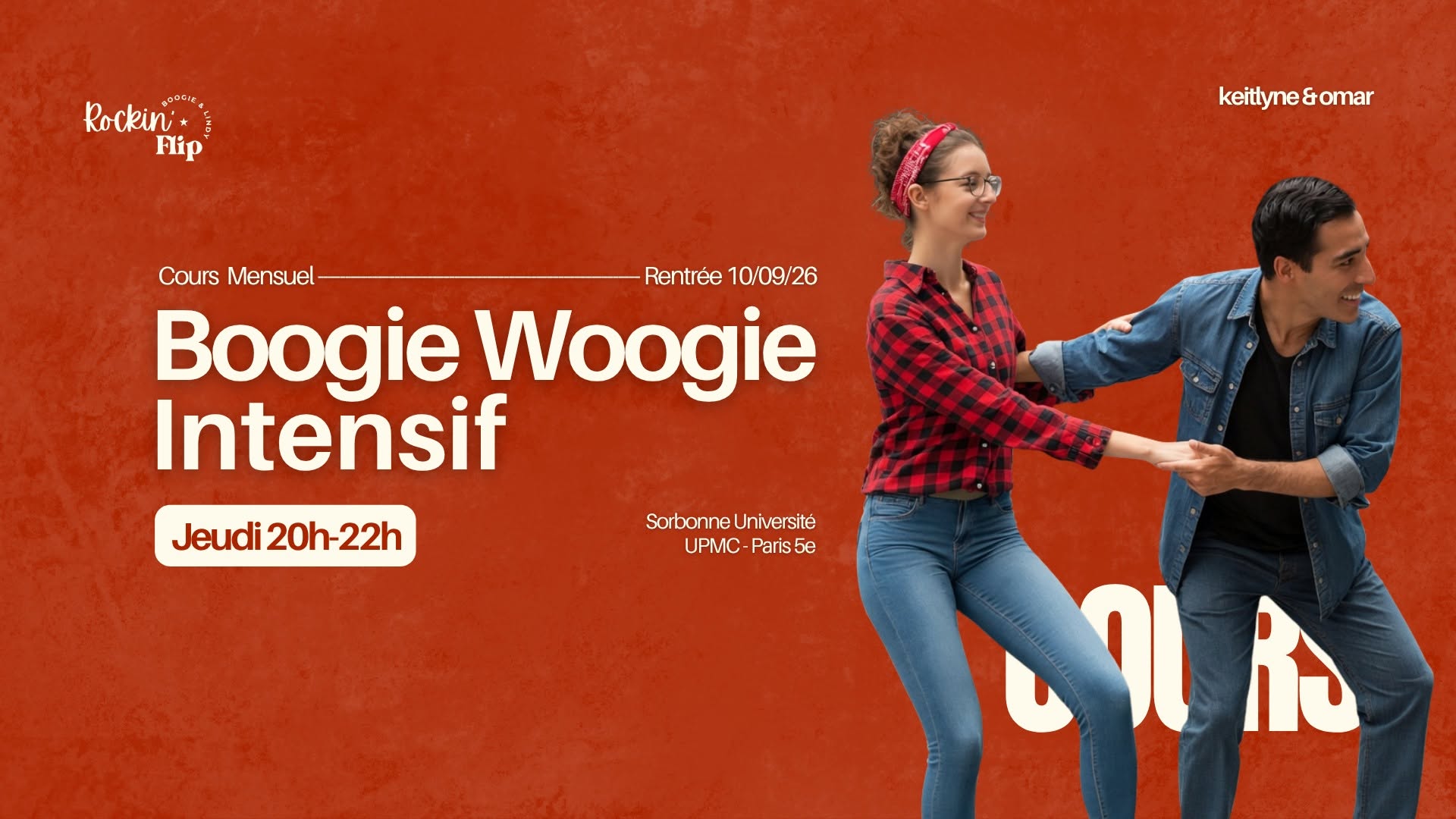 Boogie Woogie Intensif — THU 15 OCT