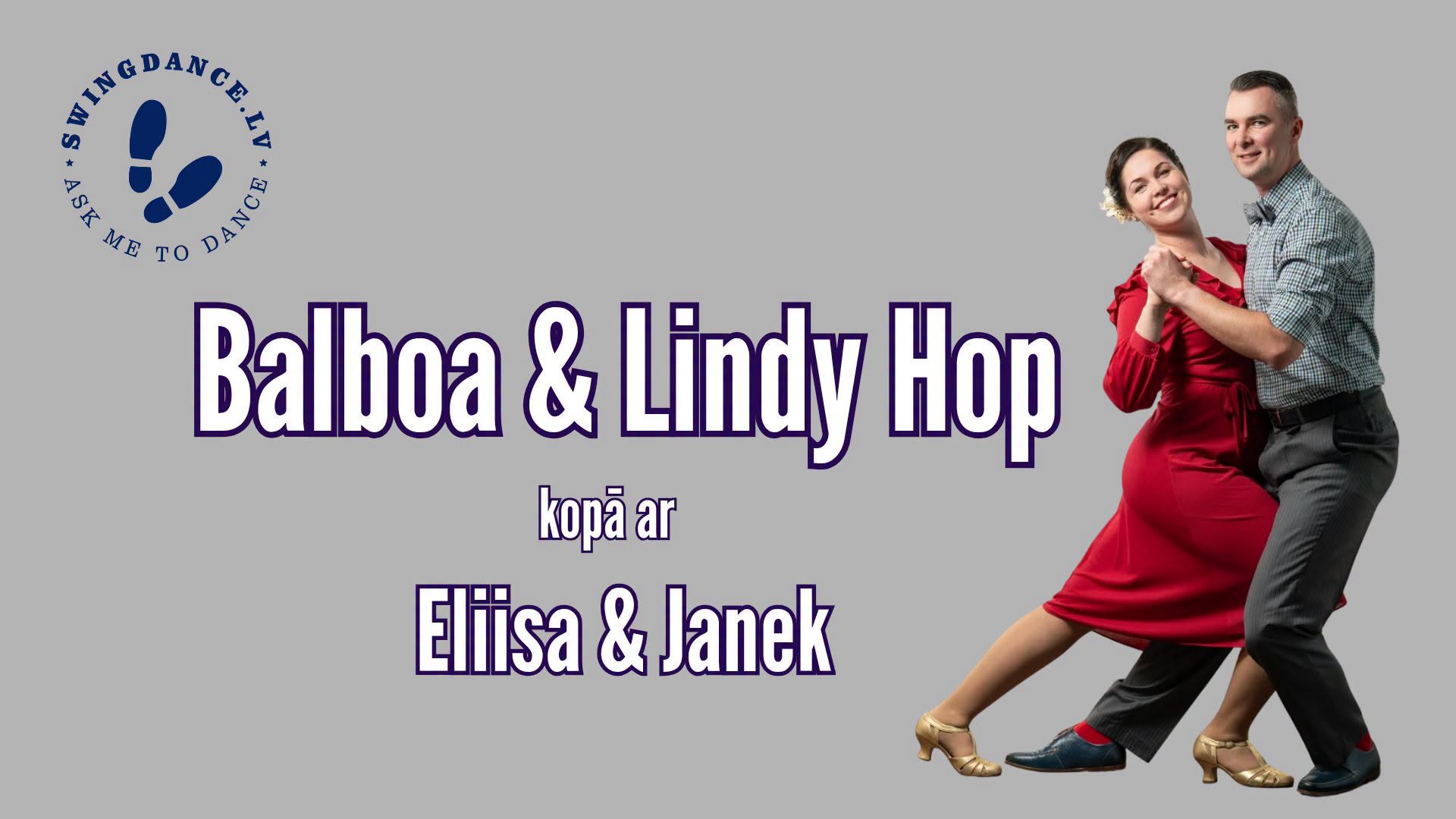 Balboa & Lindy Hop meistarklases — SAT 10 – SUN 11 OCT