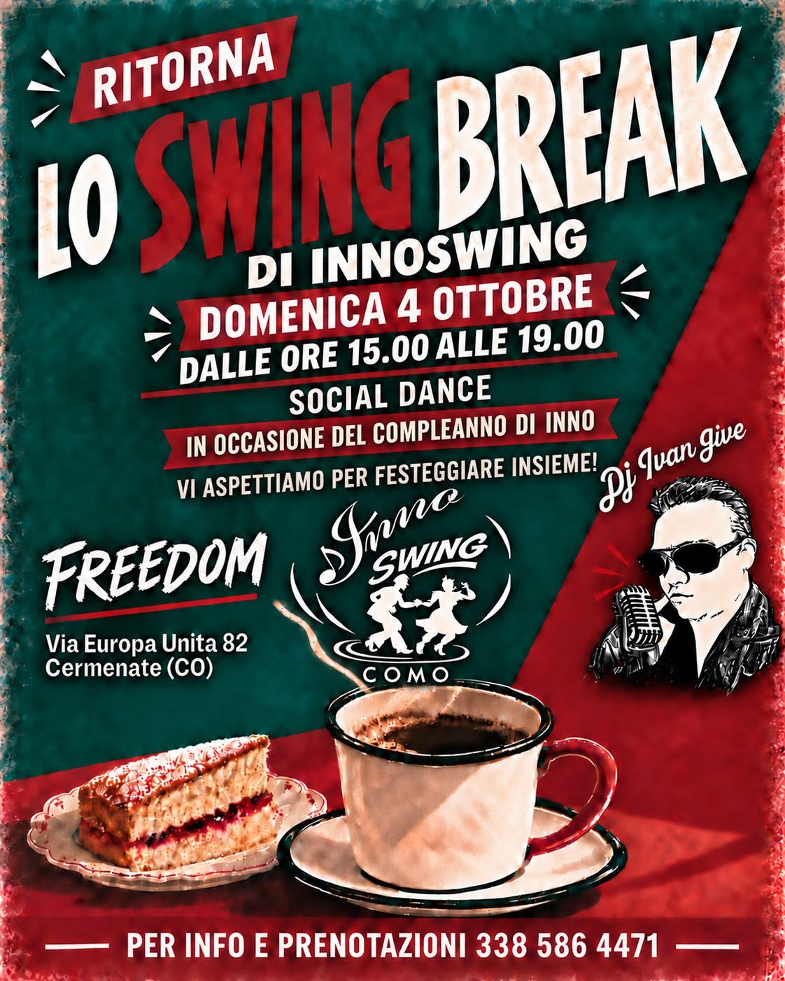 SWING BREAK — SUN 4 OCT