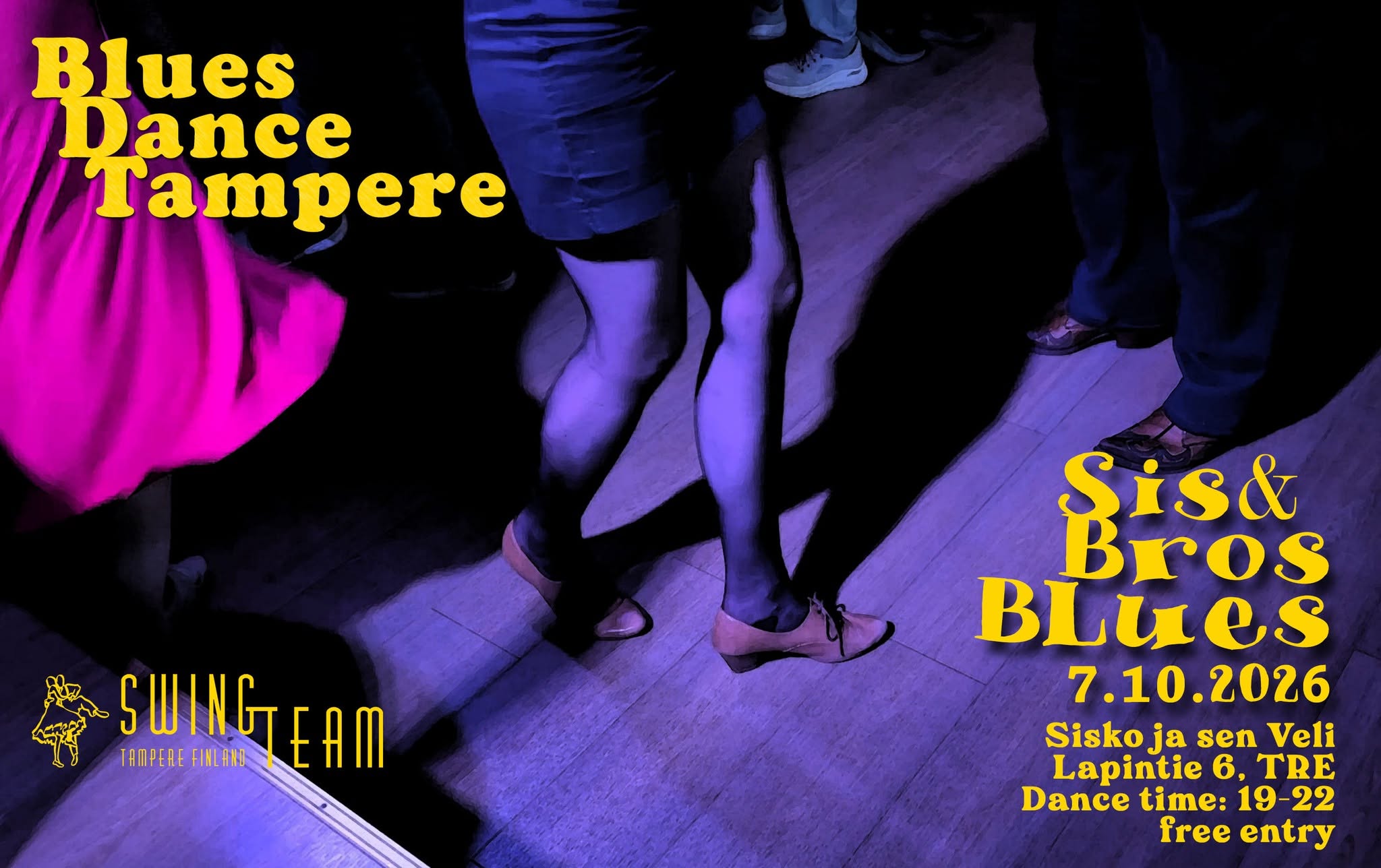 Sis & Bros Blues 7.10.2026 — WED 7 OCT