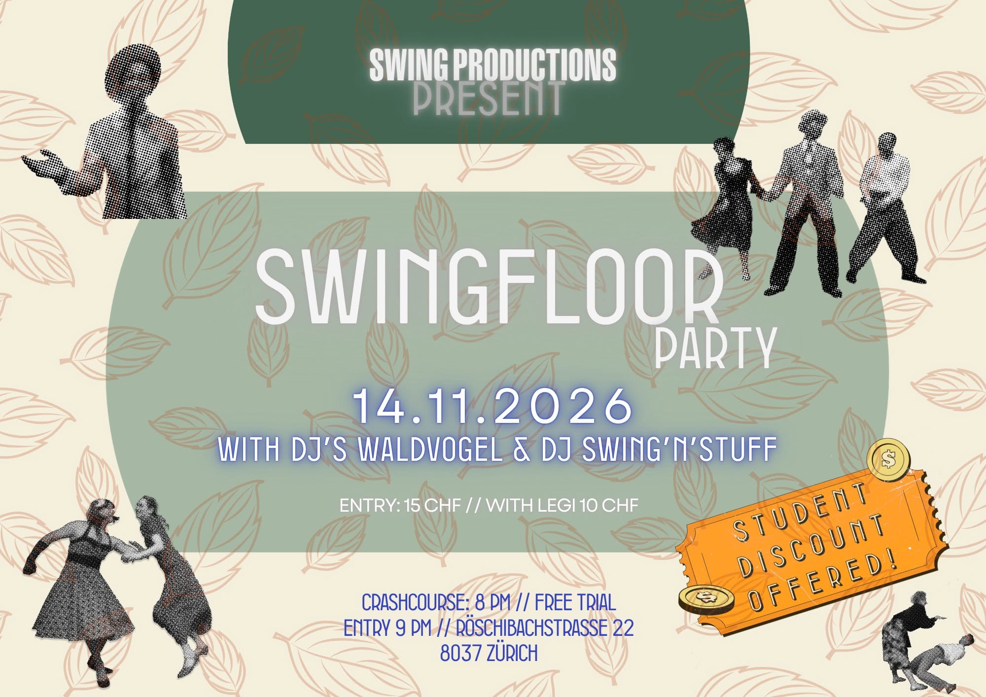 SwingFLOOR Party — SAT 14 – SUN 15 NOV