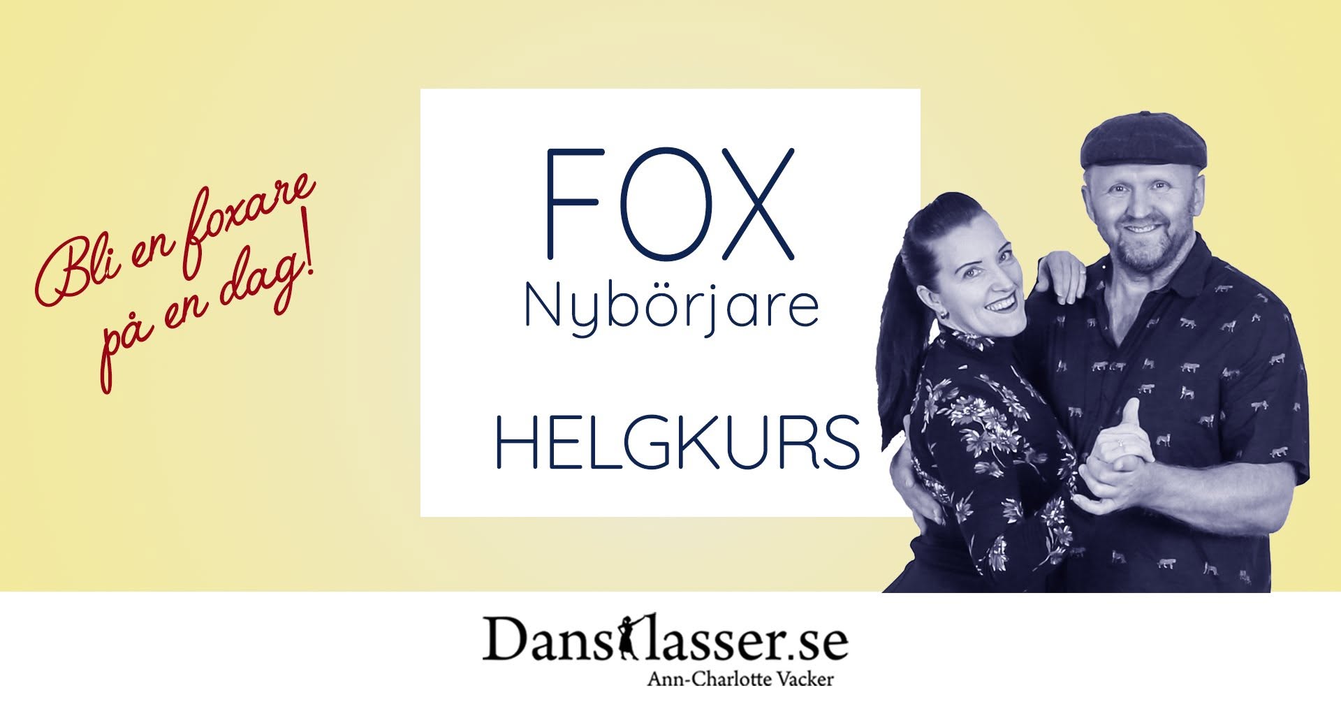 Svensk Fox Nybörjare/Grund | 1 Dagskurs — SAT 17 OCT