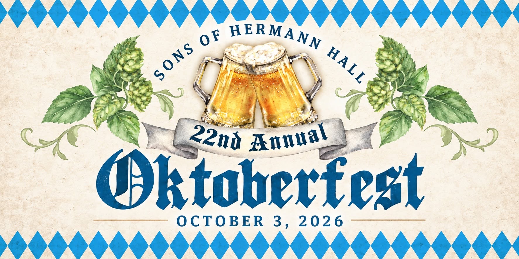 22nd Annual Oktoberfest Celebrations at the Sons of Hermann Hall — SAT 3 OCT