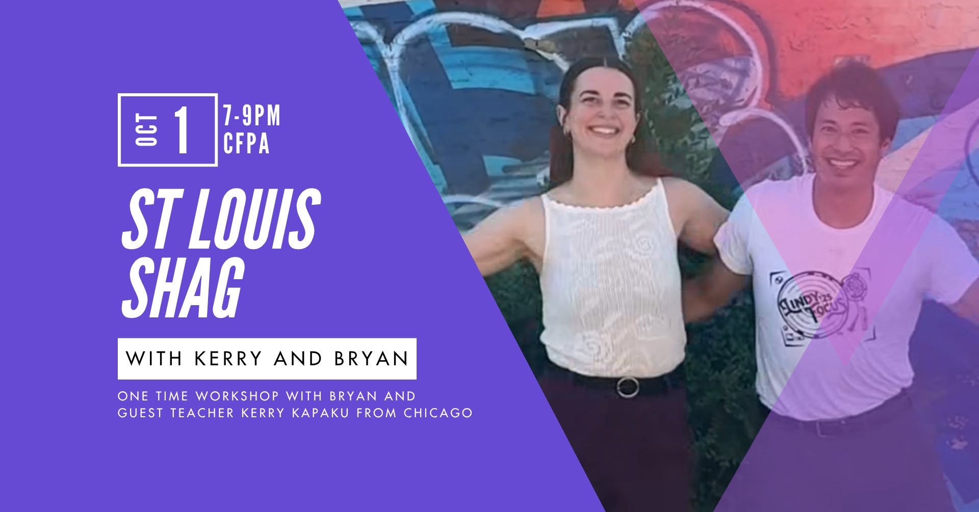 St Louis Shag Workshop with Kerry + Bryan — FRI 2 OCT