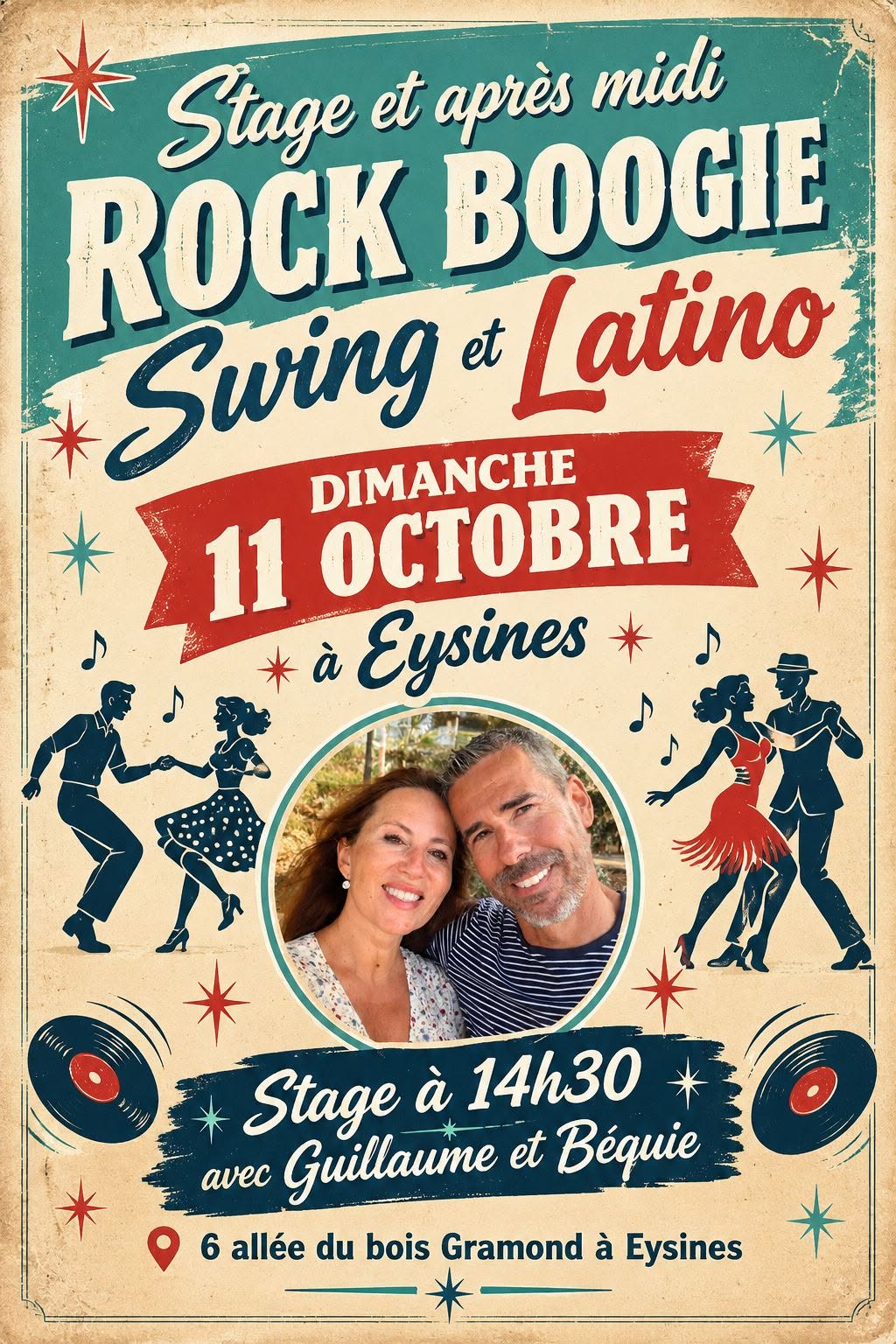 Stage et après midi rock boogie swing et latino à Eysines — SUN 11 OCT