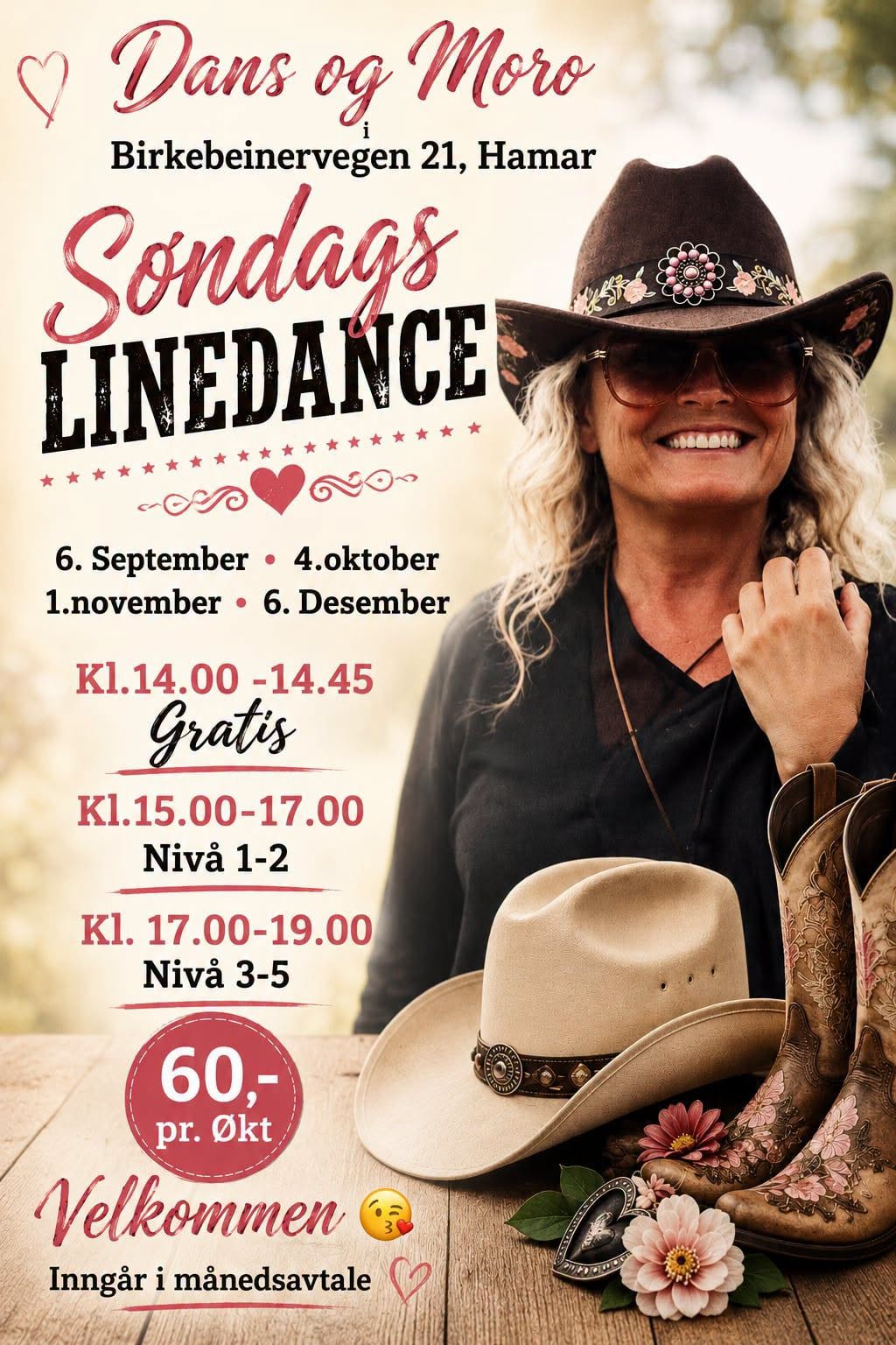 Søndagslinedance🤠💃🕺 — SUN 4 OCT