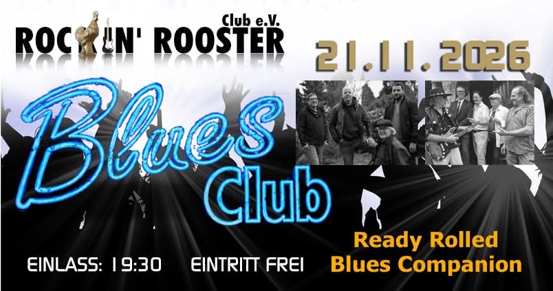 Blues Club 2026 im RRC — SAT 21 NOV