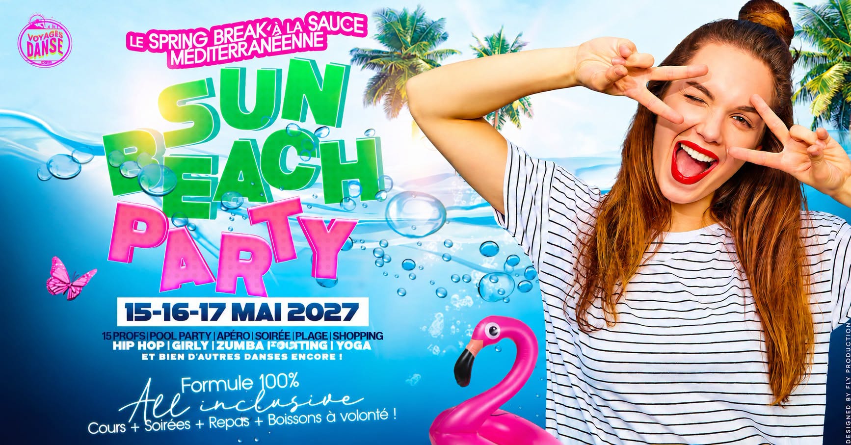 Sun Beach Party 🔥13ème édition - Costa Brava Espagne🔥 Pentecôte 2027 (danses SOLO) — SAT 15 – MON 17 MAY 2027