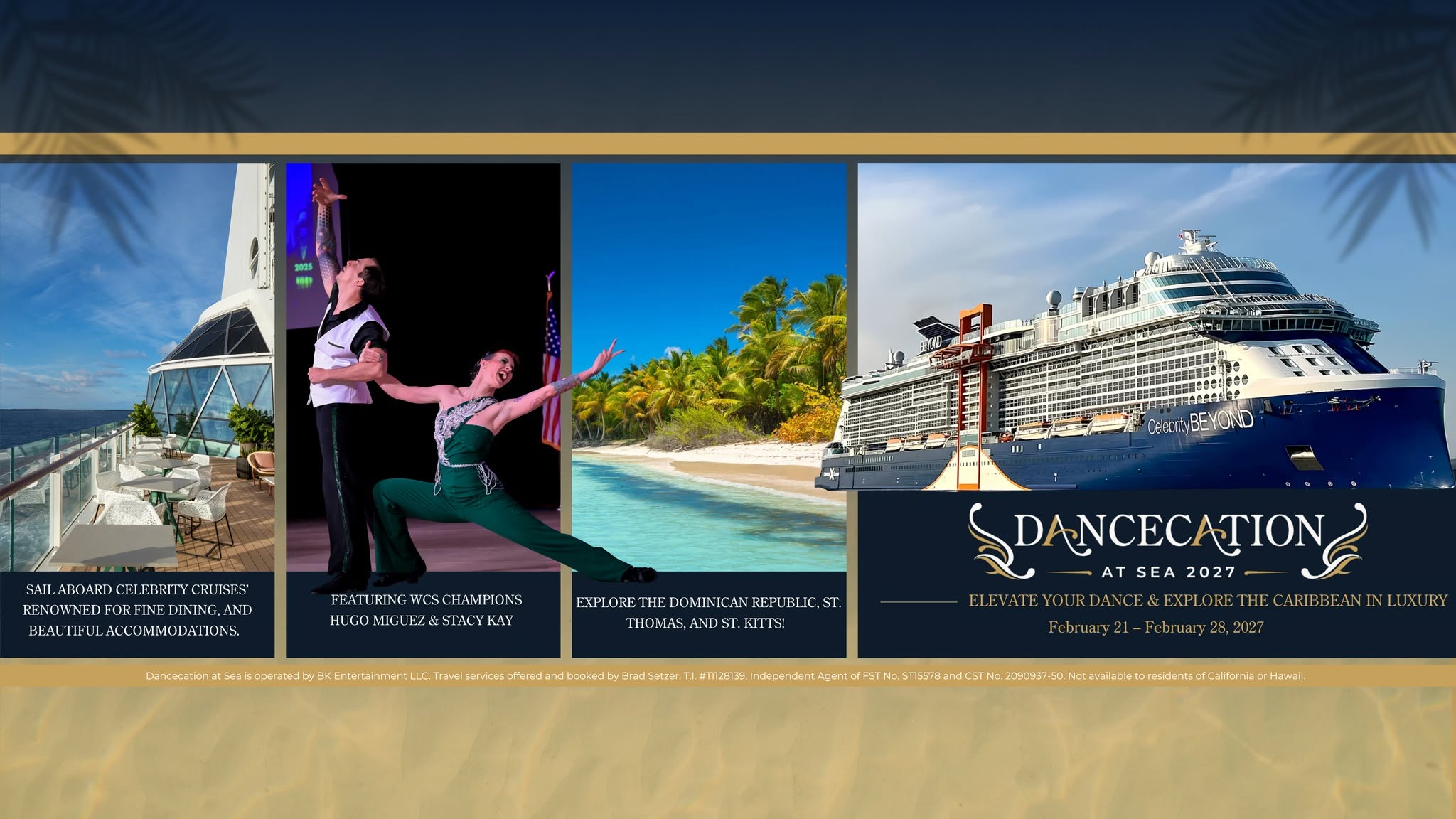 Dancecation: At Sea 2027 — SUN 21 – SUN 28 FEB 2027