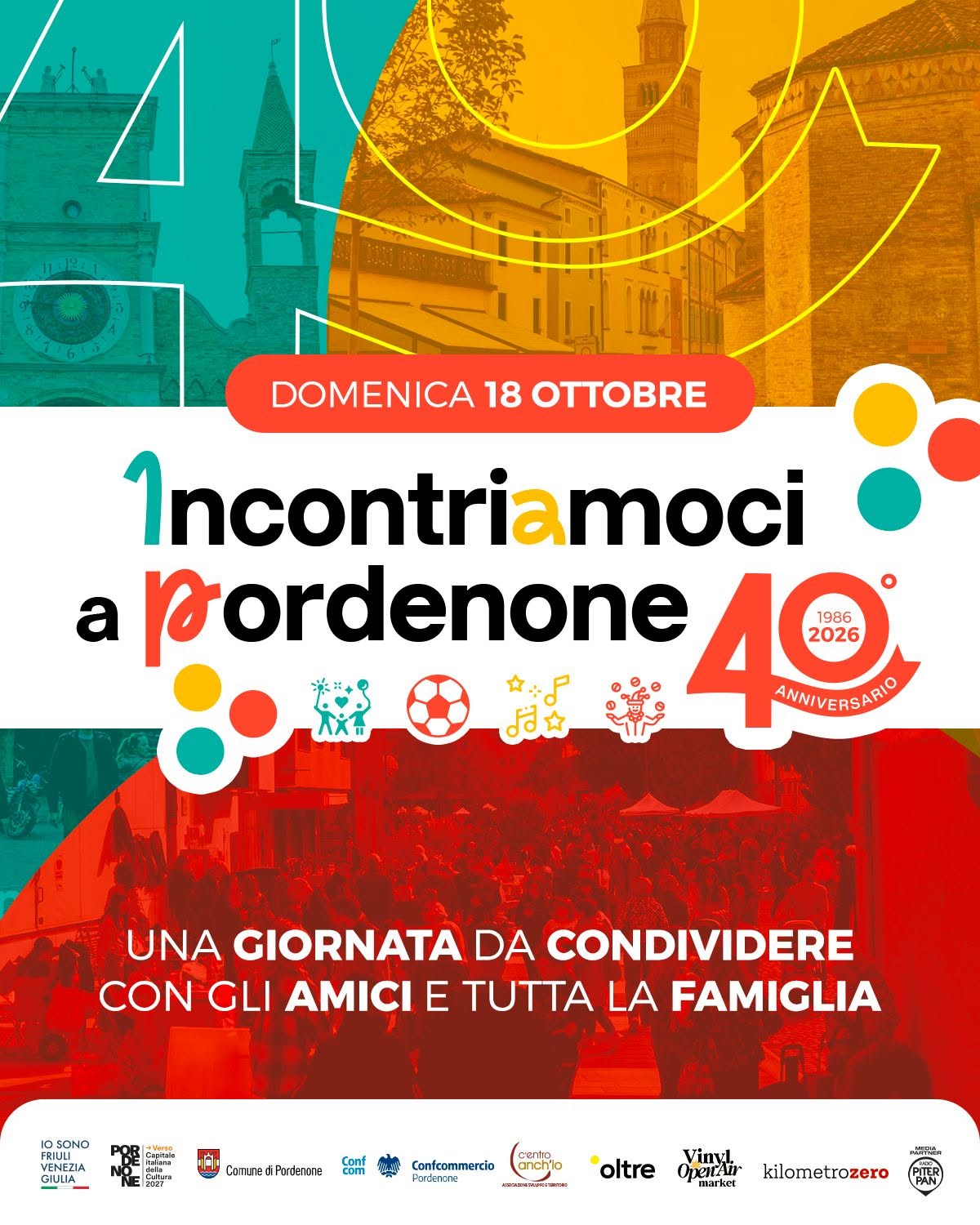 ๐INCONTRIAMOCI A PORDENONE 2026 ๐ฃ Una giornata da condividere con gli amici e tutta la famiglia! โ SUN 18 OCT