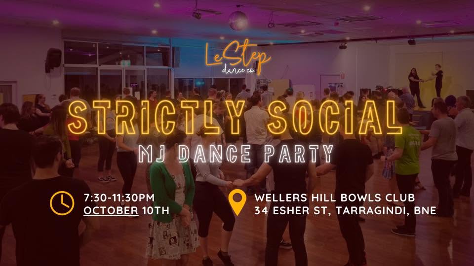 π Strictly Social - MJ Dance Party, Brisbane β SAT 10 OCT