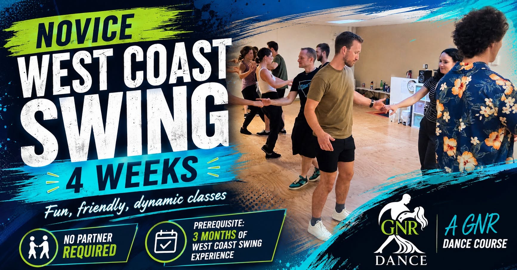 Novice Premium West Coast Swing (4 Weeks) — FRI 30 OCT
