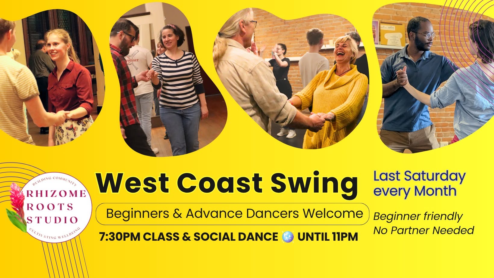 West Coast Swing Class & Social Dance- Last Sat in Ypsi — SAT 31 OCT – SUN 1 NOV