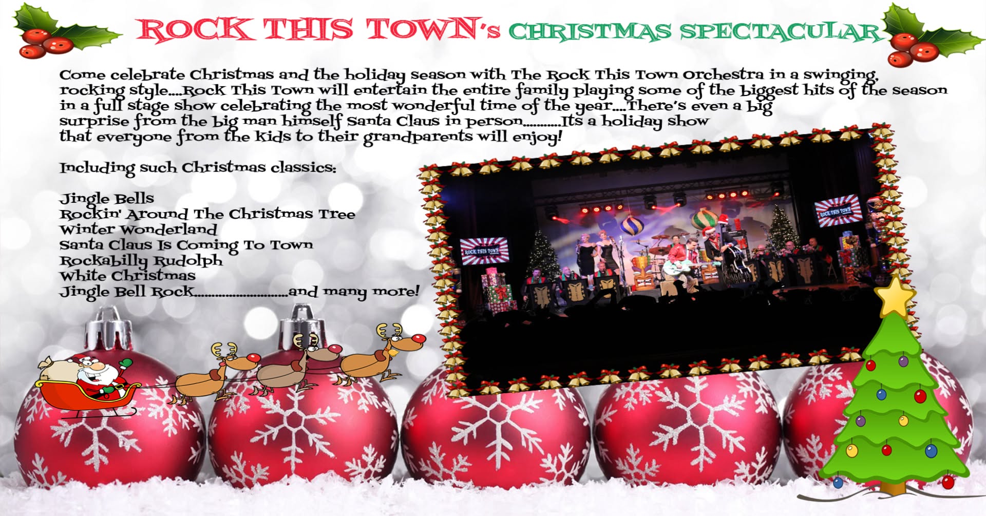 Rock This Town Orchestra Christmas Spectacular — SUN 13 DEC