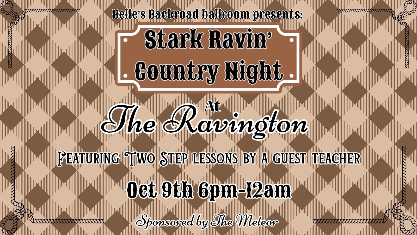 Stark Ravin' Country Night — FRI 9 – SAT 10 OCT