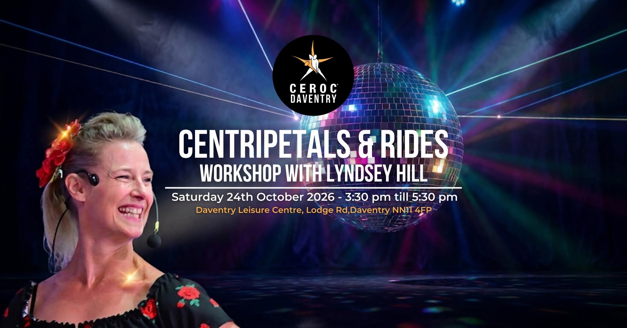 Centripetals & Rides - Ceroc Daventry Workshop - Saturday 24th October 2026 β SAT 24 OCT