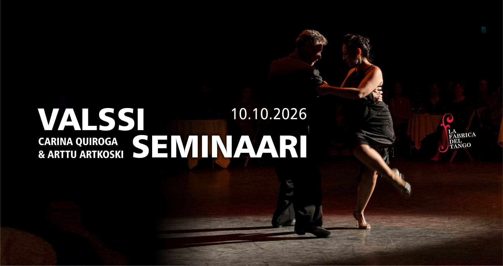 VALSSISEMINAARI Carina Quirogan ja Arttu Artkosken kanssa — SAT 10 OCT