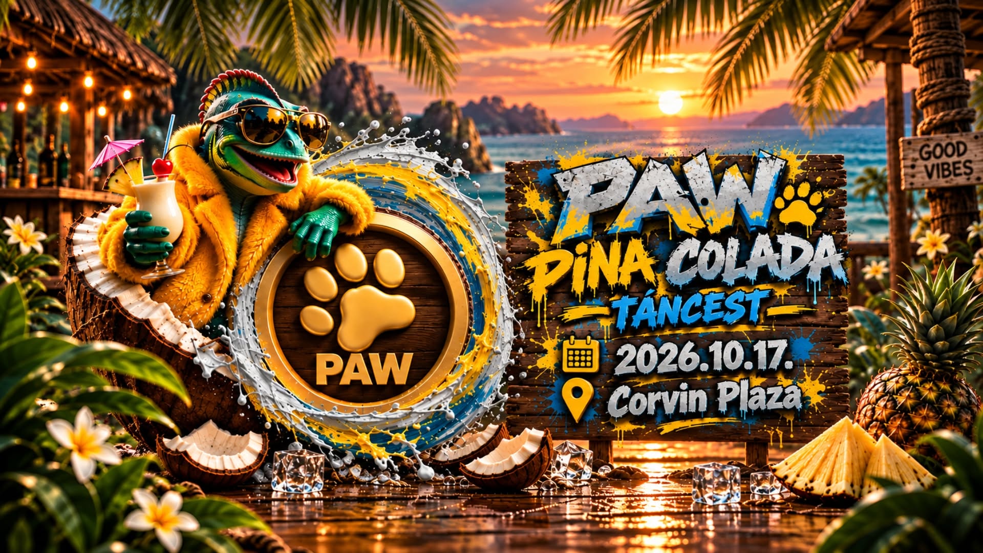 PAW | Piña Colada táncest 6️⃣dj, 4️⃣ workshop, 4️⃣ táncstílus @ Corvin Plaza (26.10.17.) — SAT 17 – SUN 18 OCT