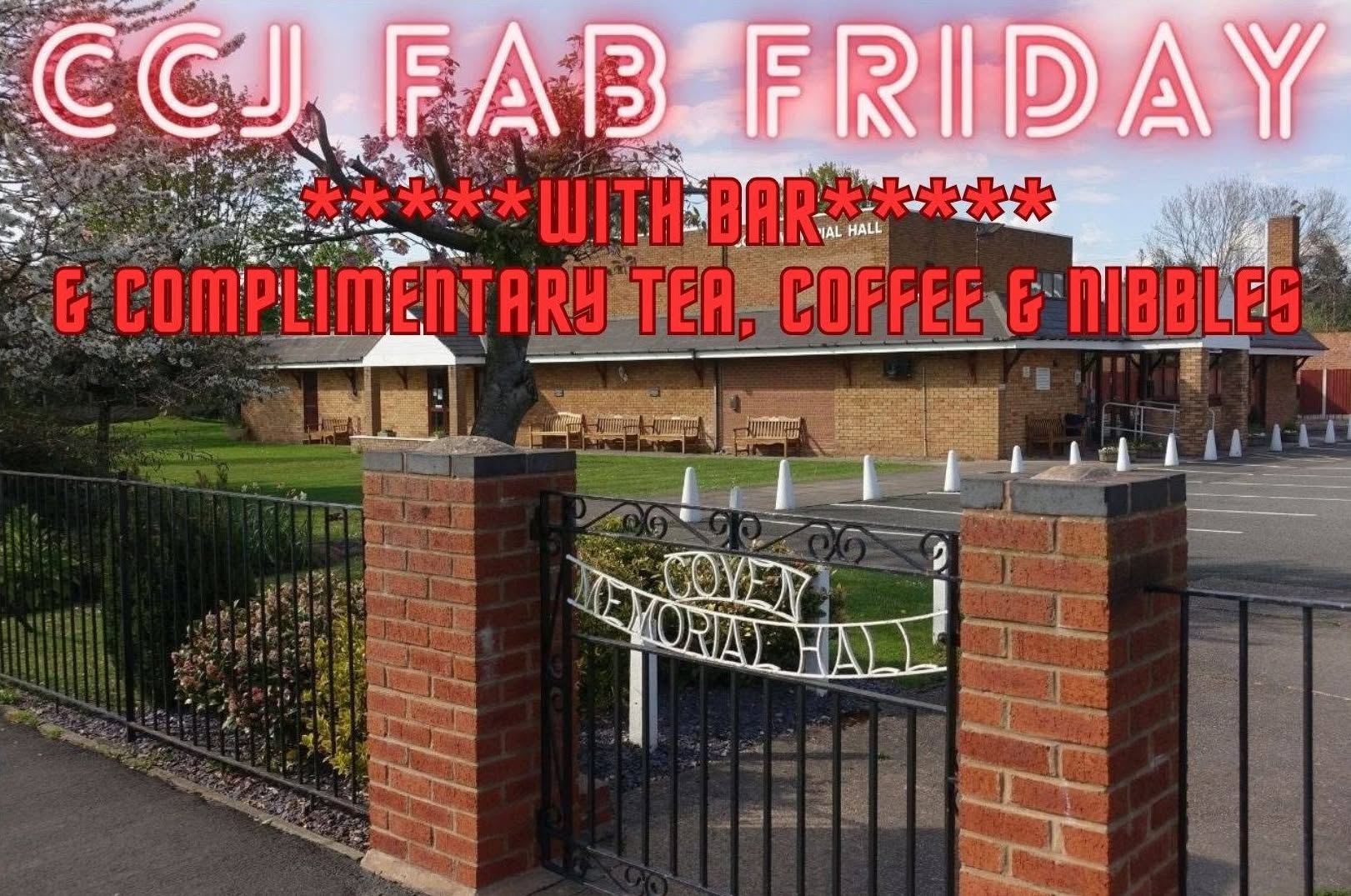 CCJ FAB Friday Freestyle, Coven, Wolverhampton WV9 5DL — FRI 2 OCT