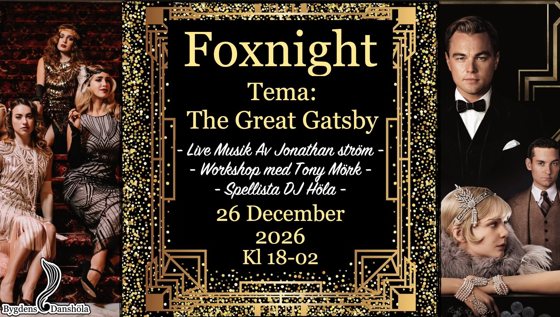 The Great Gatsby FOXNIGHT 2026!! — SAT 26 – SUN 27 DEC